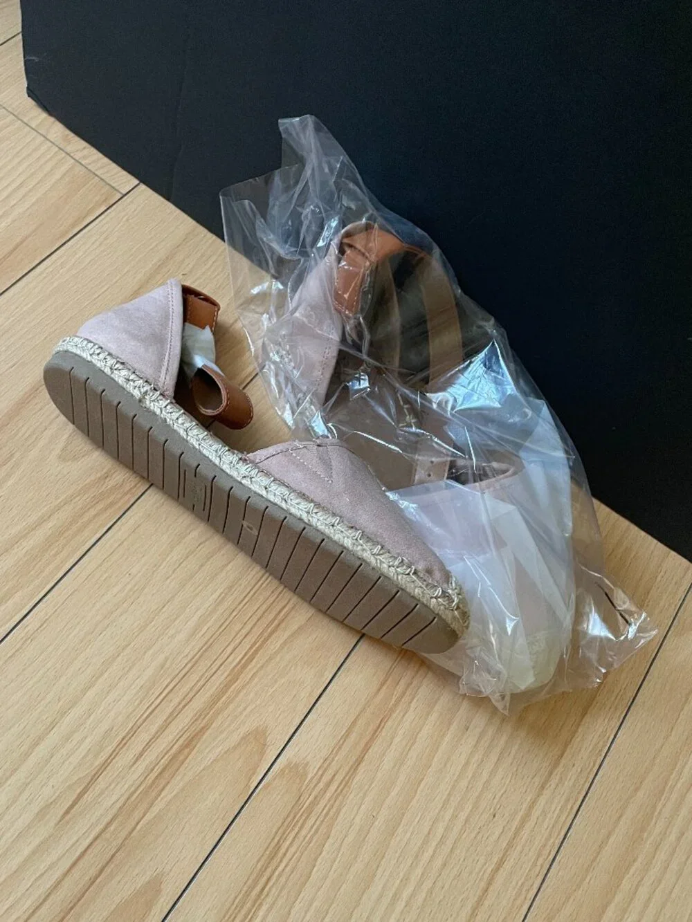 Style & Co. Blush pink Espadrilles with ankle wrap ties